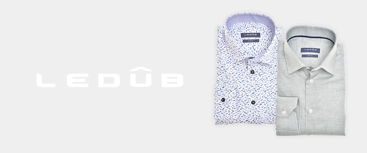 Ledub overhemden kopen Bos Men Shop